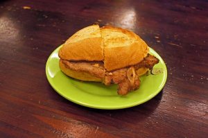 portuguese bifana pork sandwich